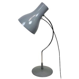 Graue Tischlampe von Josef Hurka für Napako, 1960er