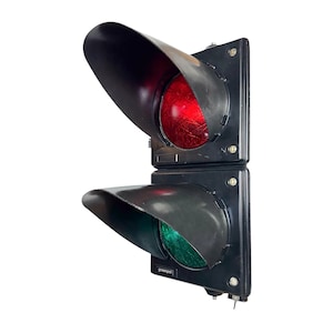 Vintage Industrial Traffic Lights,  1980s