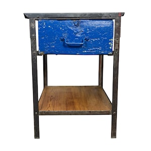 Industrial Iron Chest of Drawers, 1950s