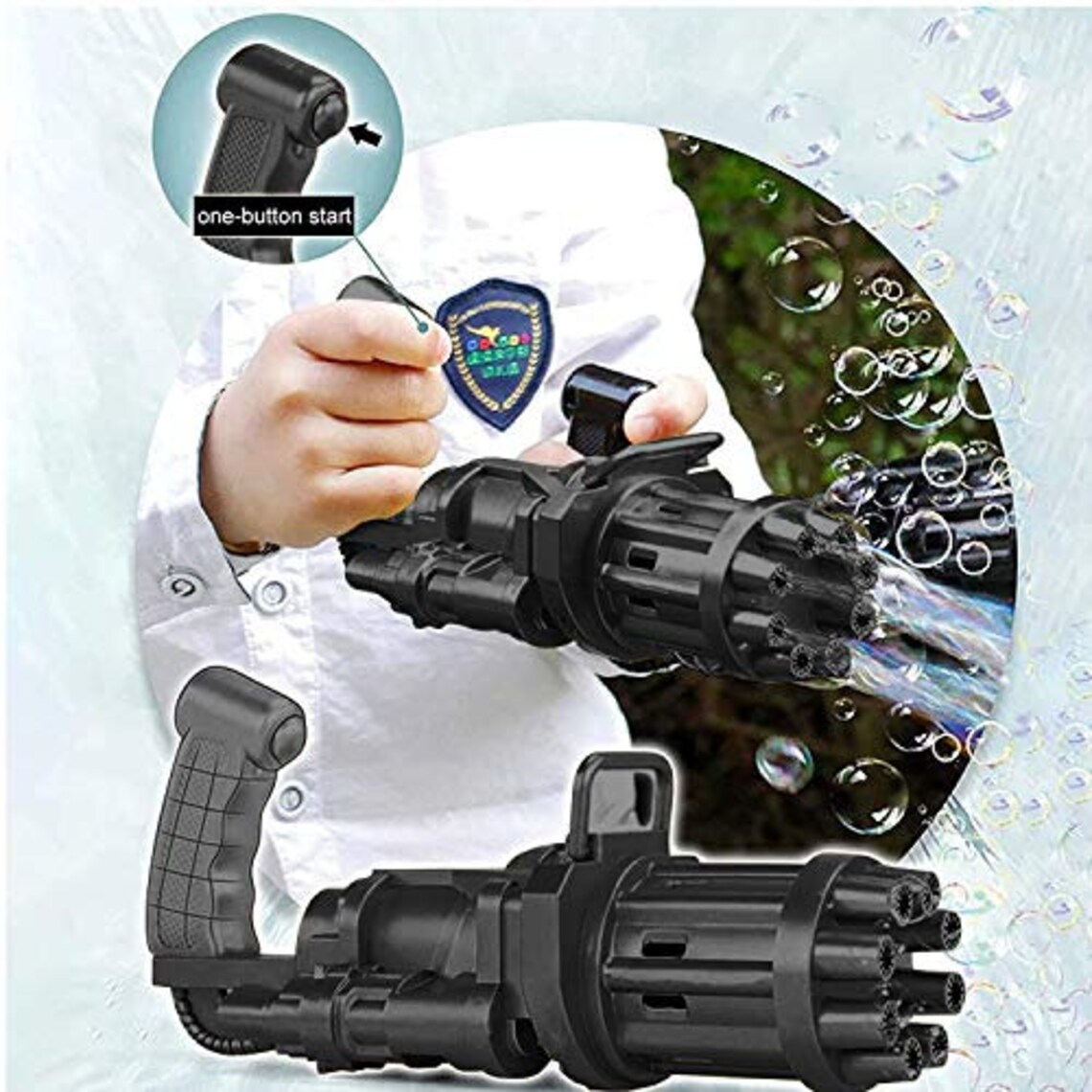 Mini Gatling Electric Bubble Gun | Etsy