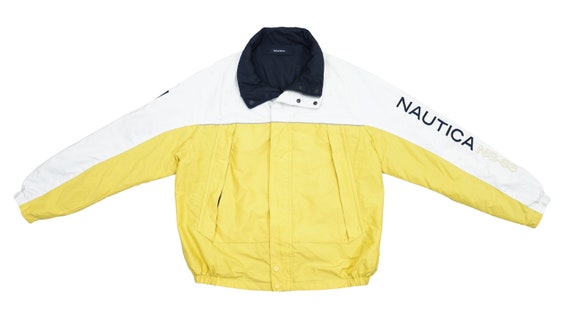Nautica - Yellow, White and Blue Reversible Jacket