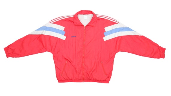 red adidas windbreaker jacket