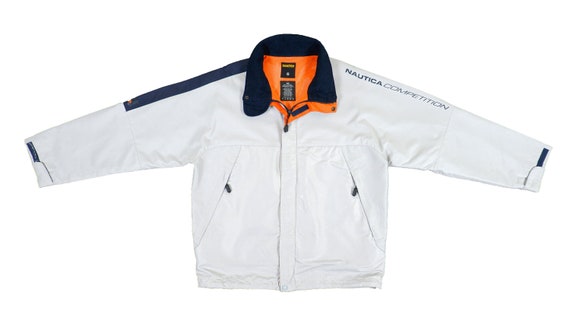 Nautica - White 'Competition' Sailing Jacket 1990'
