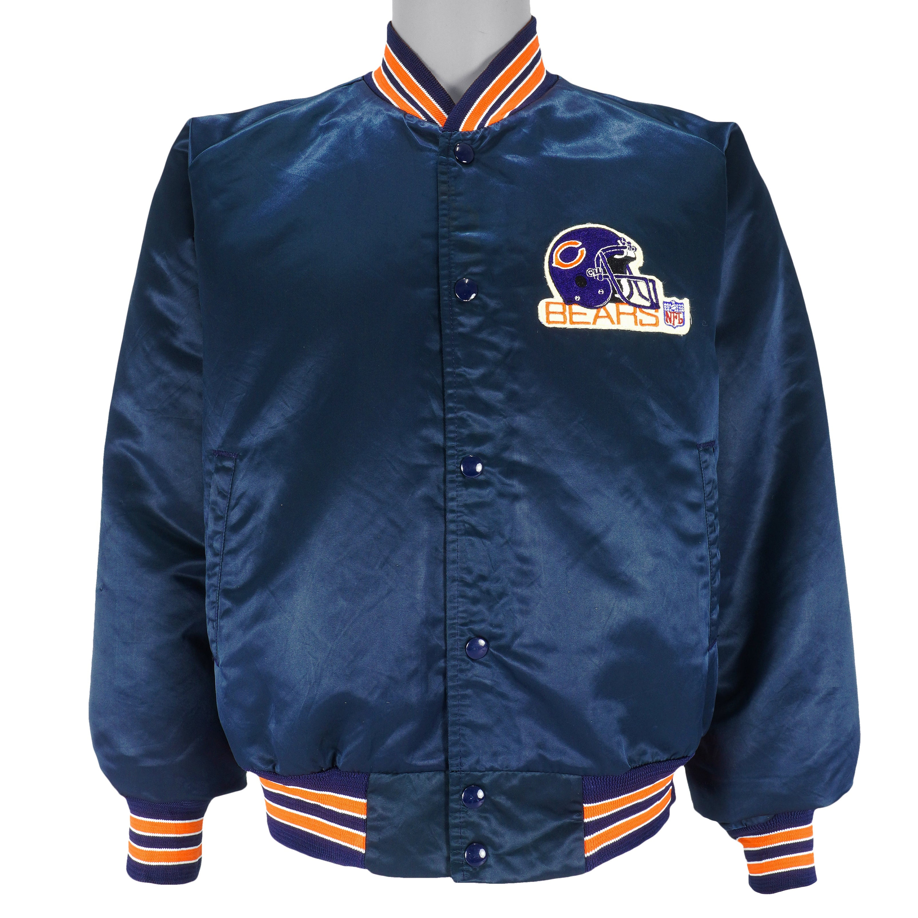 Navy blue satin clearance jacket