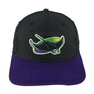 MLB (Logo 7) - Tampa Bay Devil Rays geborduurde snapback pet uit de jaren 90, one size fits all
