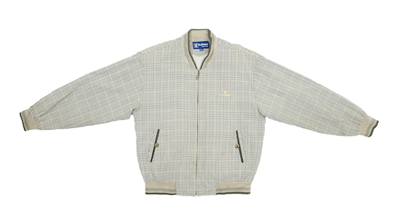 Playboy - Brown Bomber Jacket 1990's Medium