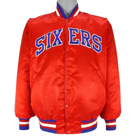 Sixers starter jacket hotsell