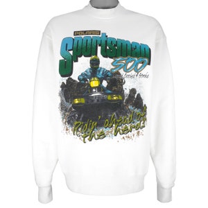 Vintage - Polaris Sportsman 500 ATV Crew Neck Sweatshirt 1990s Large