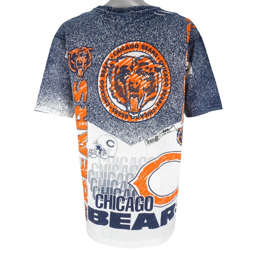 NFL (Magic Johnson T's) - Chicago Bears All Over Prints T-Shirt 1990s shops Medium