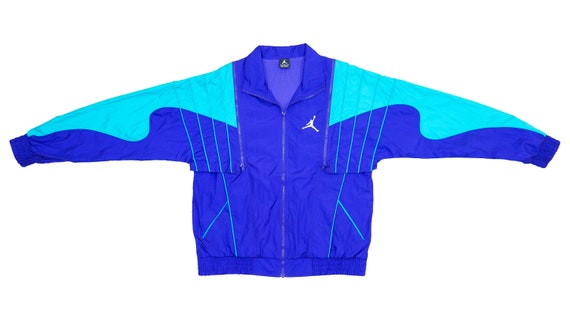 Jordan - Blue & Green Jumpman 'Warm Up' Jacket 199