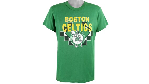 NBA - Boston 'Celtics' Spell-Out T-Shirt 1980's La