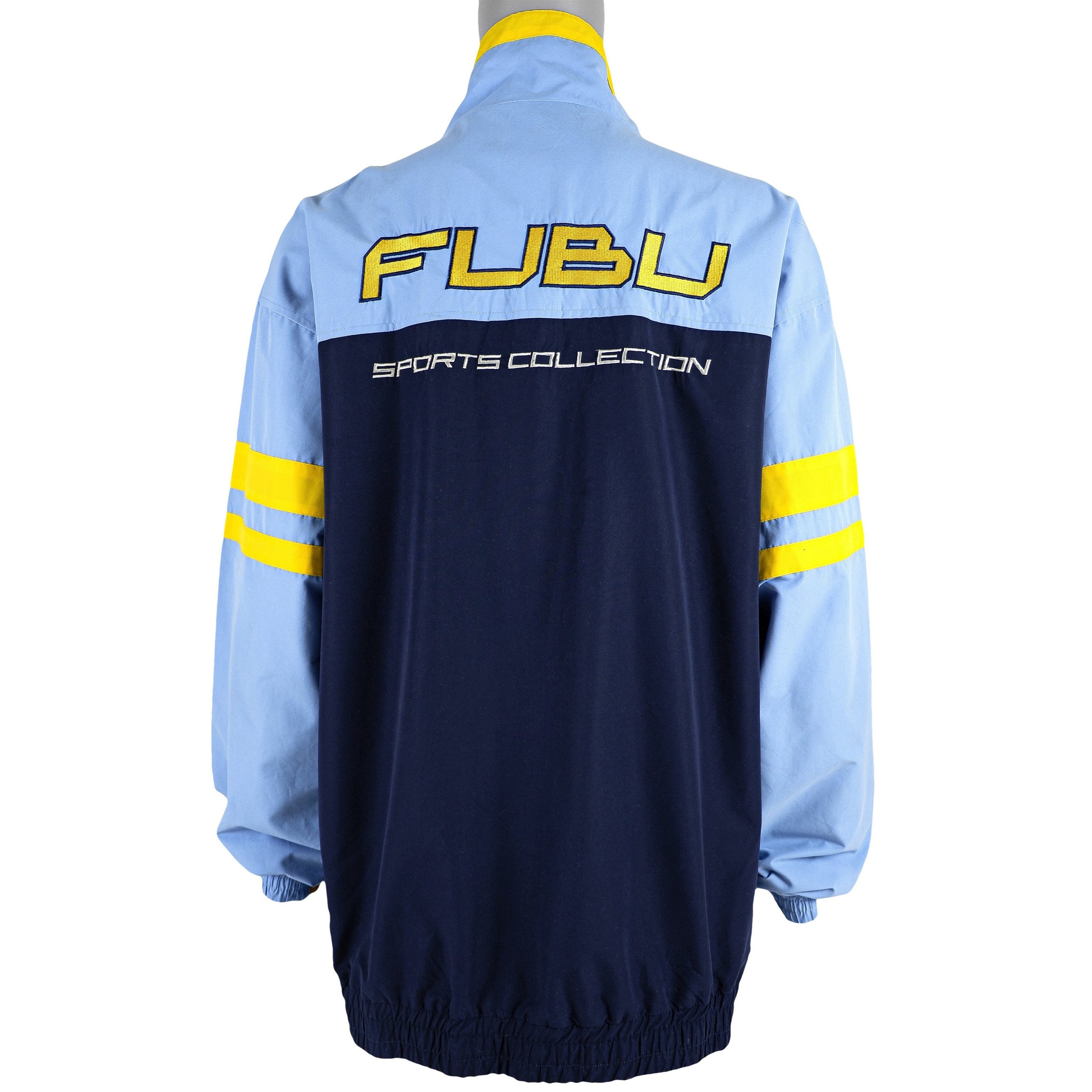 FUBU Blue Sports Collection Spell-out Jacket X-large - Etsy
