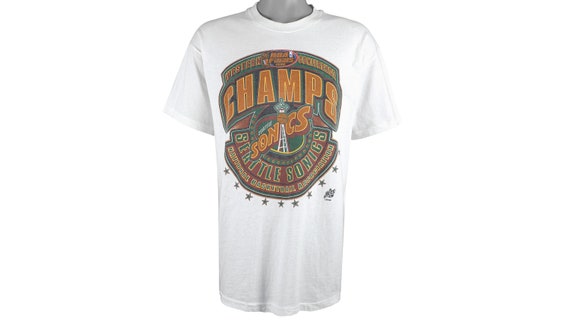 NBA (Hanes) - Seattle 'Supersonics' Deadstock T-Sh