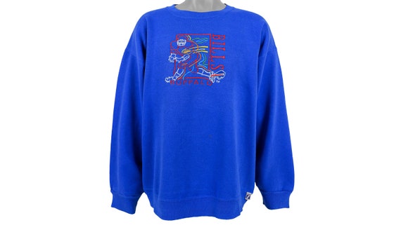 NFL (Logo 7) - Buffalo 'Bills' Spell-Out Sweatshir