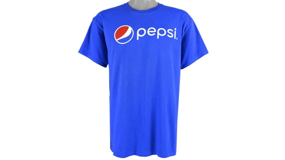 Vintage (Gildan) - Blue 'Pepsi' Big Spell-Out Dead