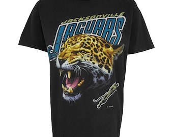 NFL (Salem) - Jacksonville Jaguars Animal T-Shirt 1993 Medium