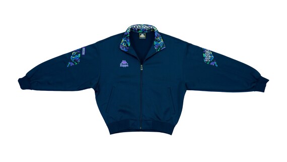 Kappa - Blue Bomber Track Jacket 1990's Medium
