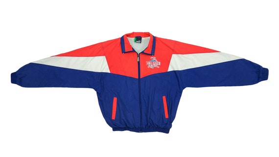 red white and blue nike windbreaker