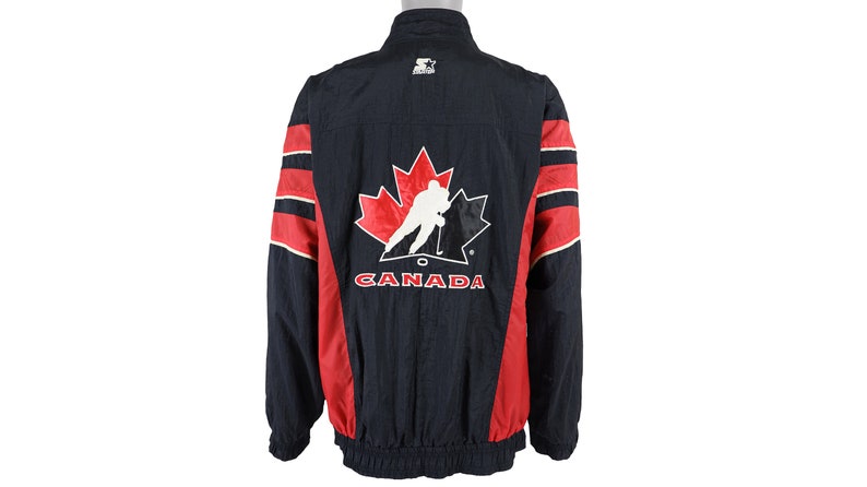 Starter Canada /'World Cup Hockey/' Spell-Out Jacket 1996 Large