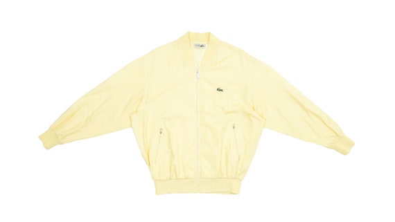 Lacoste - Yellow 'Chemise' Bomber Windbreaker 1990