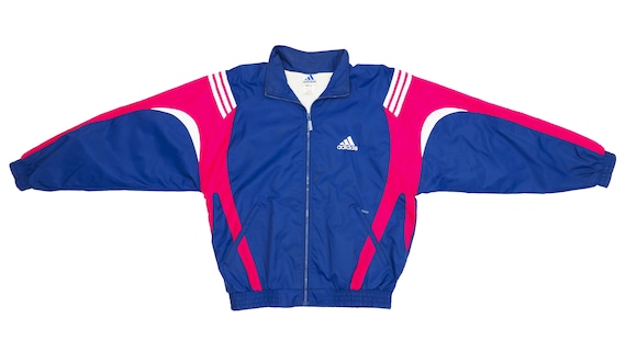 adidas windbreaker red blue white