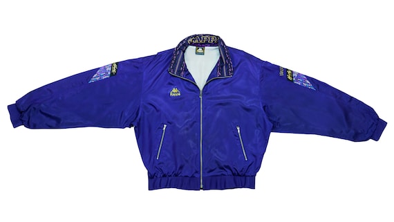 Kappa - Blue Bomber Jacket 1990's Large