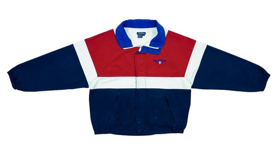 Nautica - Blue, Red and White Jacket 'Harrington'