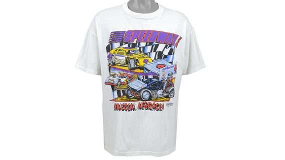 NASCAR (Hanes) - 'Speedway Motors' T-Shirt 1990's