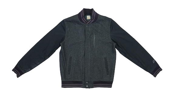 Nike - Grey Harrington Jacket 1990's Medium