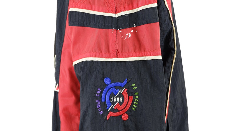 Starter Canada /'World Cup Hockey/' Spell-Out Jacket 1996 Large