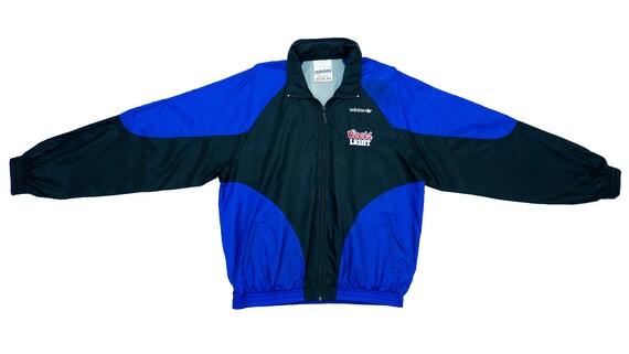 Adidas - Blue & Black 'Coors Light' Windbreaker 19