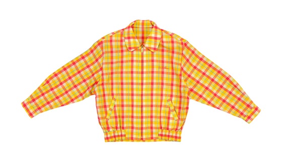 Vintage (Arnold Palmer) - Orange Checkered Bomber