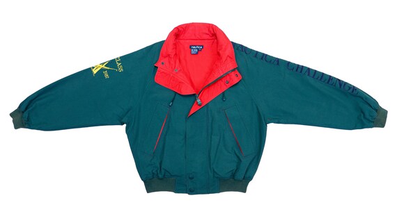 Nautica - Green with Red Big Spell-Out 'Nautica Ch