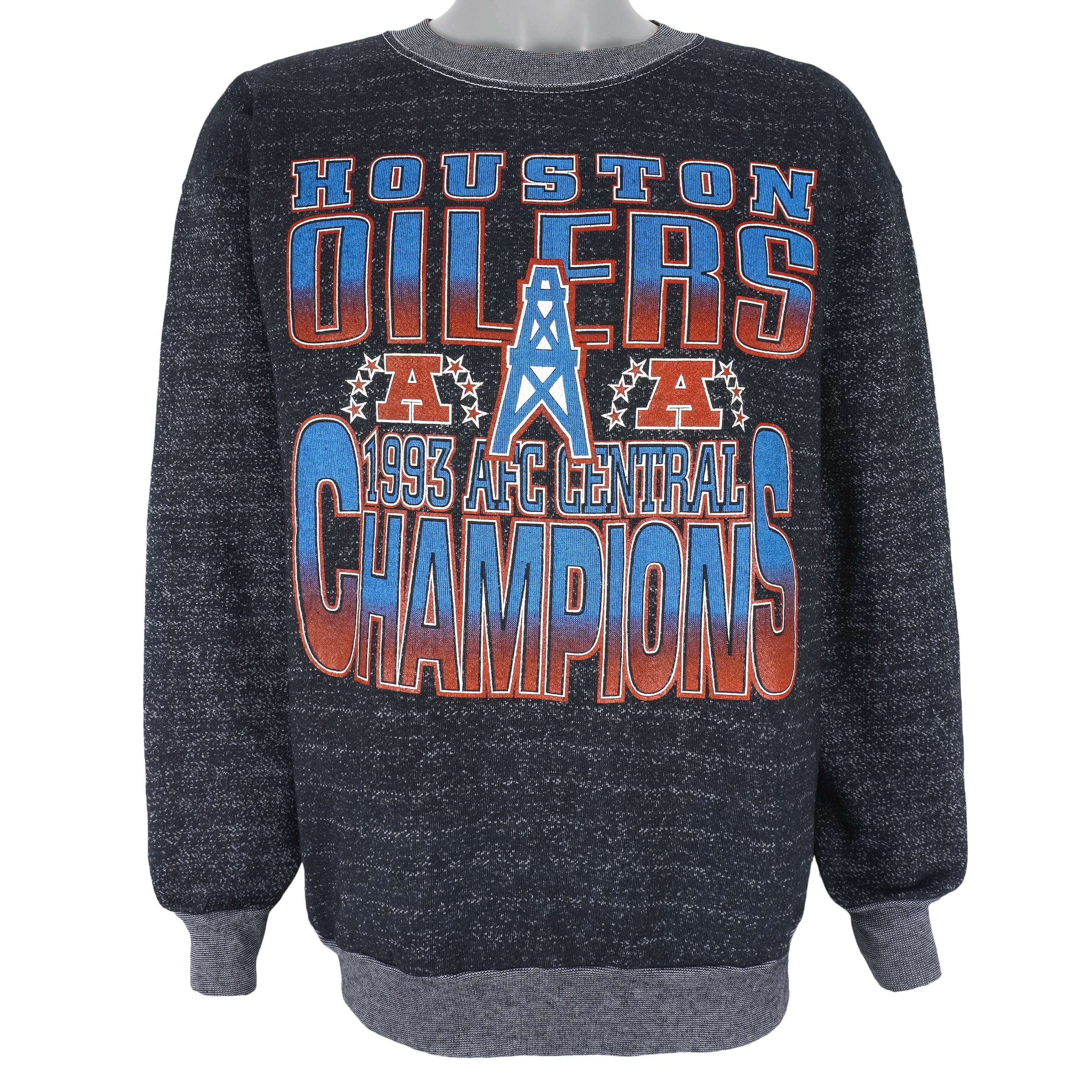 NFL Tultex Houston Oilers AFC Champions Sudadera 1993 XL Etsy Mexico