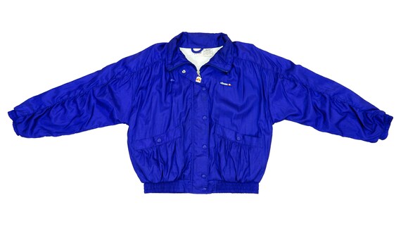 Ellesse - Blue Bomber Jacket 1980's Medium