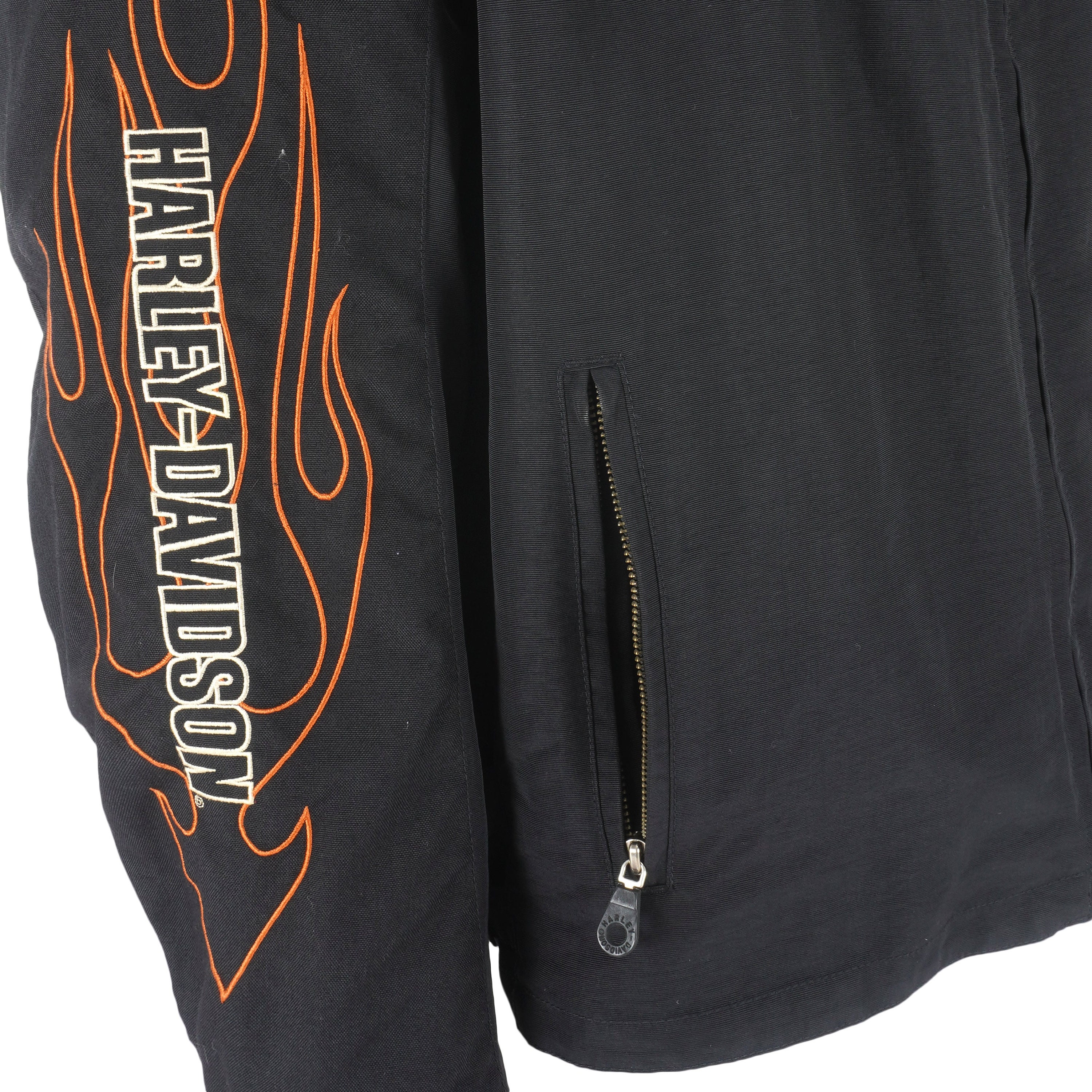 Harley Davidson - Motorcycles Zip up Embroidered Jacket 2x