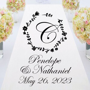 Custom Runner, Aisle Runner, Wedding Entrance Aisle Runner, Personalized Plain White Semi-Transparent Aisle Runner