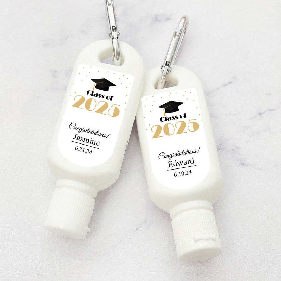 Class of 2024 Mini Personalized Sunscreen With SPF30, Graduation Party ...