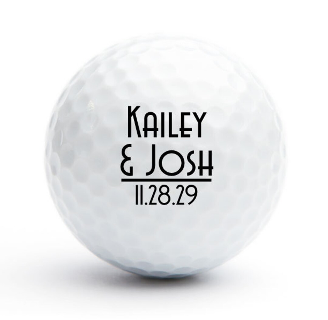 Custom Golf Ball, Classic Golf Ball, Personalized Golf Ball, Party