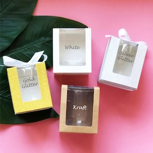 9 Ounce Stemless Boxes, 24 Pieces, Favor Boxes ONLY
