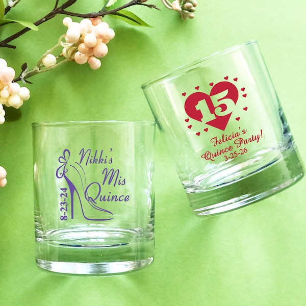 Personalized Quinceanera Shot Glass Etsy
