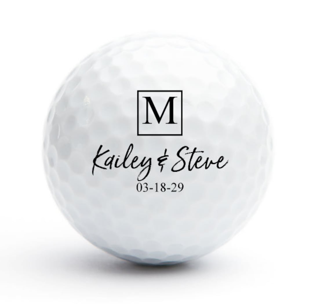 Custom Golf Ball, Initial Golf Ball, Personalized Golf Ball, Party
