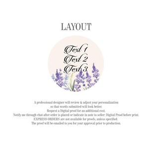 Set of 12 Personalized Travel Candle Tin With Lavender Labels Design ...