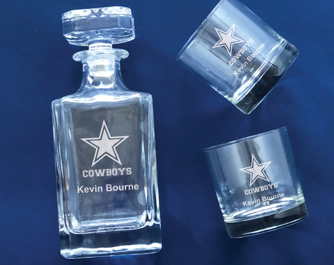 Custom Decanter Football Fanatic Football Personalized Etsy