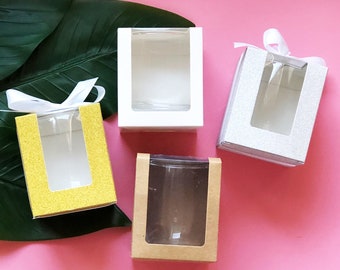 9 Ounce Stemless Boxes, 24 Pieces, Favor Boxes