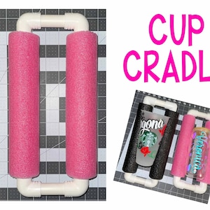 Cup Cradle for Vinyl Applications Tumbler or Mug / Hand Free Decals on /  Compact Tumbler Holder /mug Holder Craft Stand / Sophie Model -  Israel