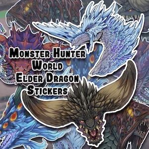Monster Hunter World Drachen Elder Sticker