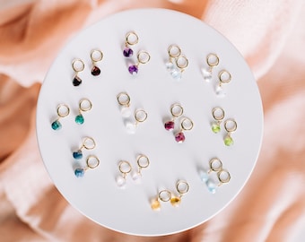 Crystal Earrings Cute Earrings Teardrop Earrings Gemstone Earrings Dangle Earrings Small Hoop Earrings for Women