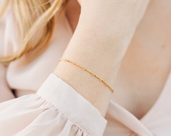 Waterproof Bracelet Waterproof Jewelry Minimalist Bracelet Gold Filled Jewelry Bracelets for Women Gift for Her