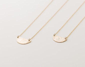 Simple Gold Necklace Minimalist Necklace Gold Filled Necklace for Women Modern Necklace